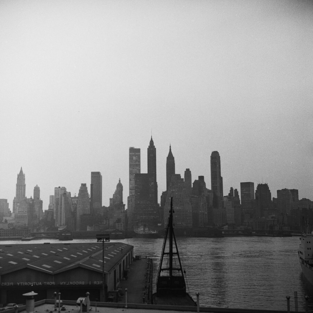 Tirage photo sur papier argentique Baryté NEW-YORK 1960 40x40cm