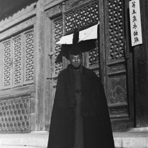 grande photo noir blanc argentique baryte 1920 CHINE 26X40cm