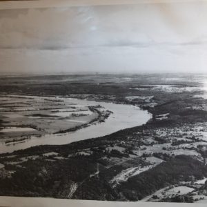 TIRAGE PHOTO ARGENTIQUE 1970 NORMANDIE PLAINE DU HAVRE 47X56cm