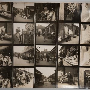 PHOTO France	pin-up planche contact snap shot	6X6cm par vue	1960