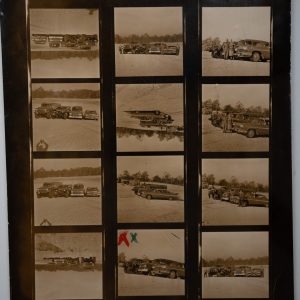 PHOTO Argentique Planche contact voiture	6X6cm PAR VUE	1960