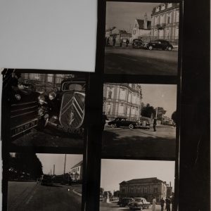 PHOTO Argentique Planche contact Citroën Traction Avant	6X6cm PAR VUE	1960