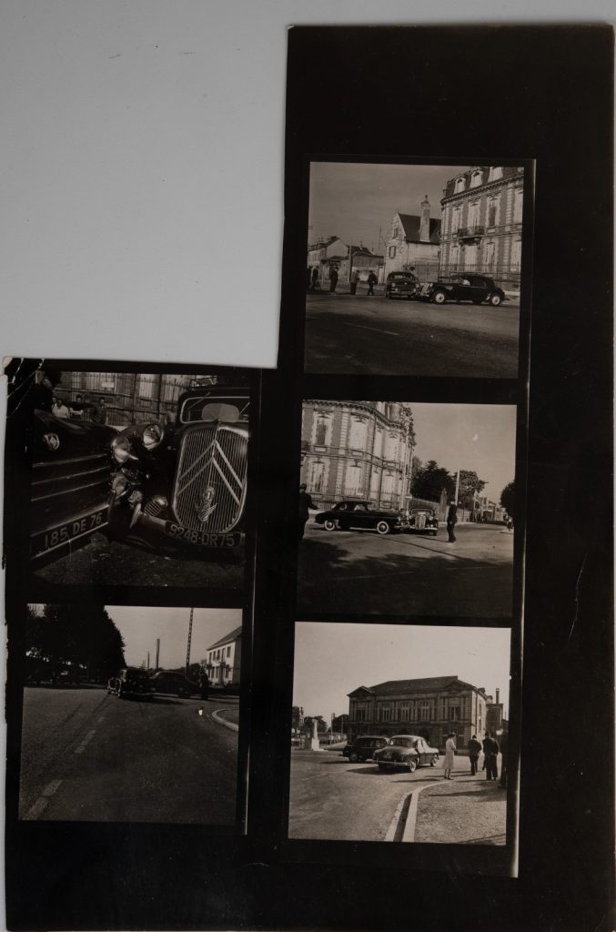 PHOTO Argentique Planche contact Citroën Traction Avant 6X6cm PAR VUE 1960