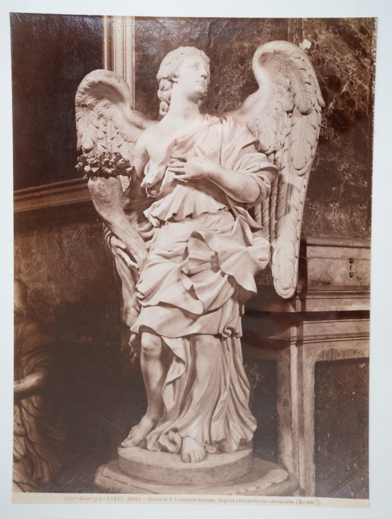 PHOTO Albumine Italie Rome 20X26cm 1880 Église Santa Francesca Romana ALINARI