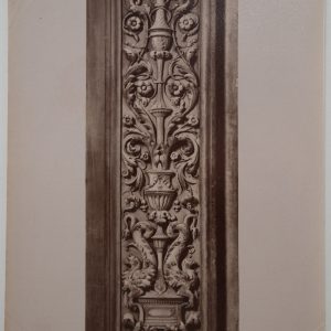 PHOTO Albumine	Italie	Florence	19X25cm	1880 Palazzo Gondi DETAIL ALINARI