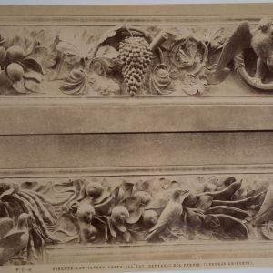 PHOTO Albumine	Italie	Florence	19X25cm	1880 Porte de l'Est Baptistère