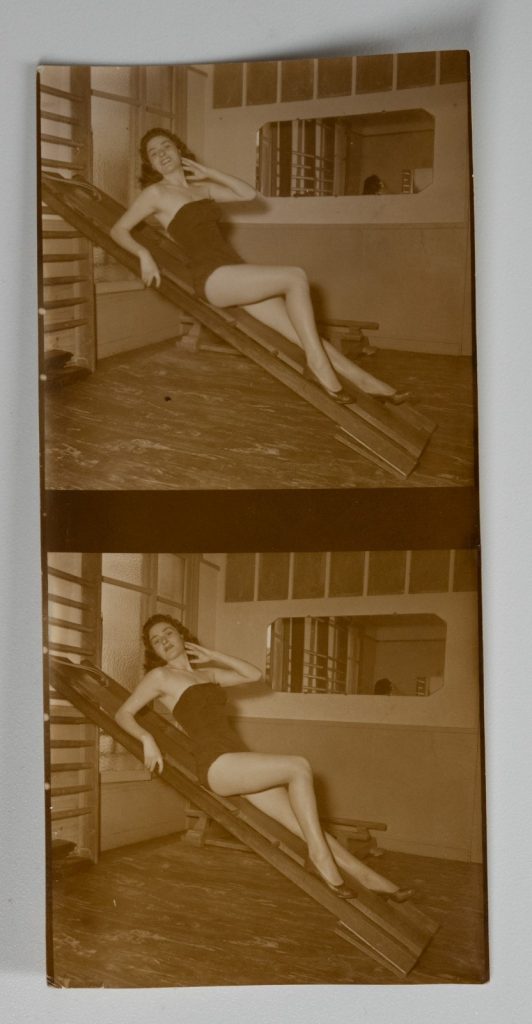 PHOTO France pin-up planche contact snap shot 6X6cm par vue 1960
