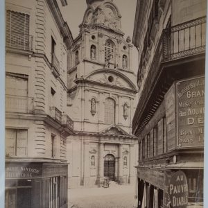 PHOTO Albumine	France	Nantes église sainte croix  20X27cm	1880 Nordein