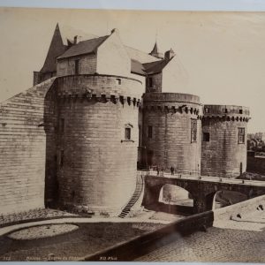 PHOTO Albumine	France	Nantes Chateau	20X27cm	1880 Nordein