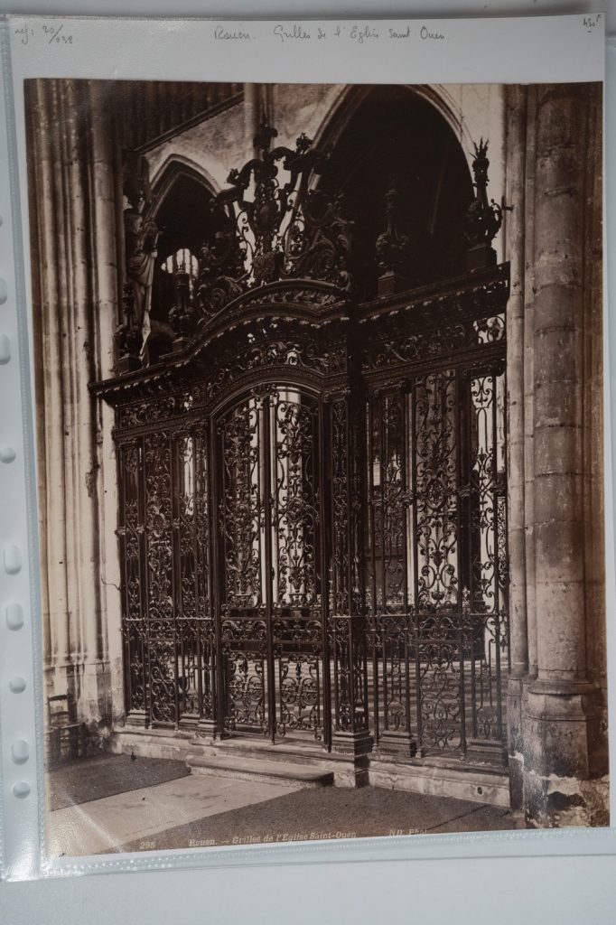PHOTO Albumine France Rouen église de saint-ouen 20X27cm 1880
