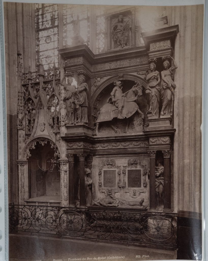 PHOTO Albumine France Rouen Cathédrale Notre-Dame de Rouen 20X27cm 1880