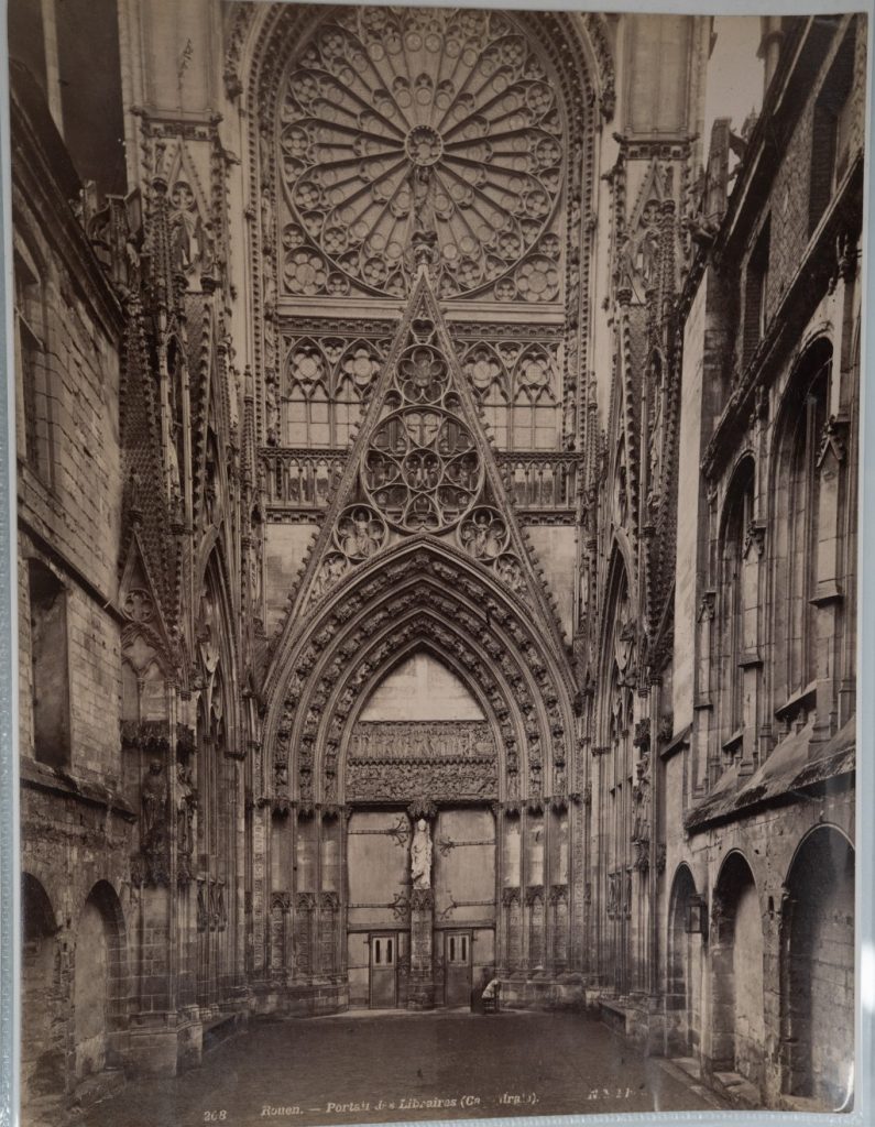 PHOTO Albumine France Rouen Cathédrale Notre-Dame de Rouen 20X27cm 1880