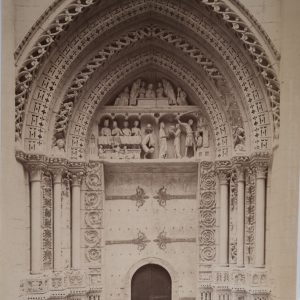 PHOTO Albumine	France	Rouen Cathédrale Notre-Dame de Rouen 20X27cm	1880