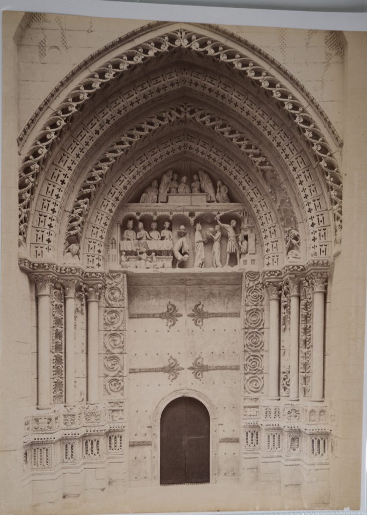 PHOTO Albumine France Rouen Cathédrale Notre-Dame de Rouen 20X27cm 1880