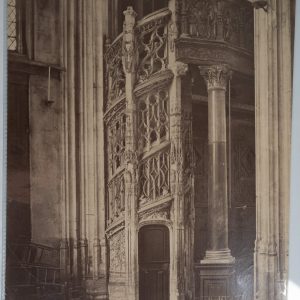 PHOTO Albumine	France	Rouen Cathédrale Notre-Dame de Rouen 20X27cm	1880
