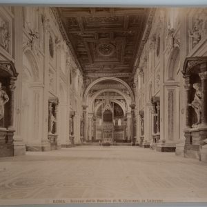 TIRAGE PHOTO Albumine	Italie	Rome 19X25	1880 Basilique San Giovanni