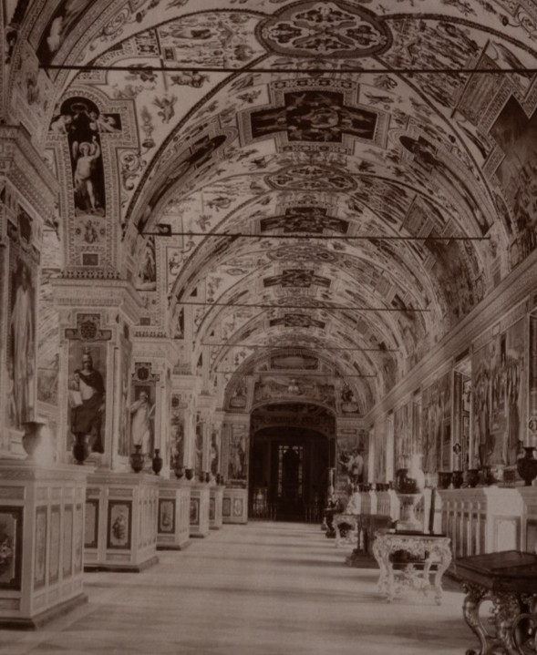 TIRAGE PHOTO Albumine Italie Rome Vatican 19X25 1880 – Image 2