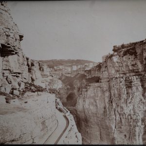 TIRAGE PHOTO Albumine	Algérie	Constantine Gorges du Rhummel 	20X27cm	1880