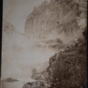 TIRAGE PHOTO Albumine	Algérie	Constantine La cascade de SIDI MECID 	20X27cm	1880