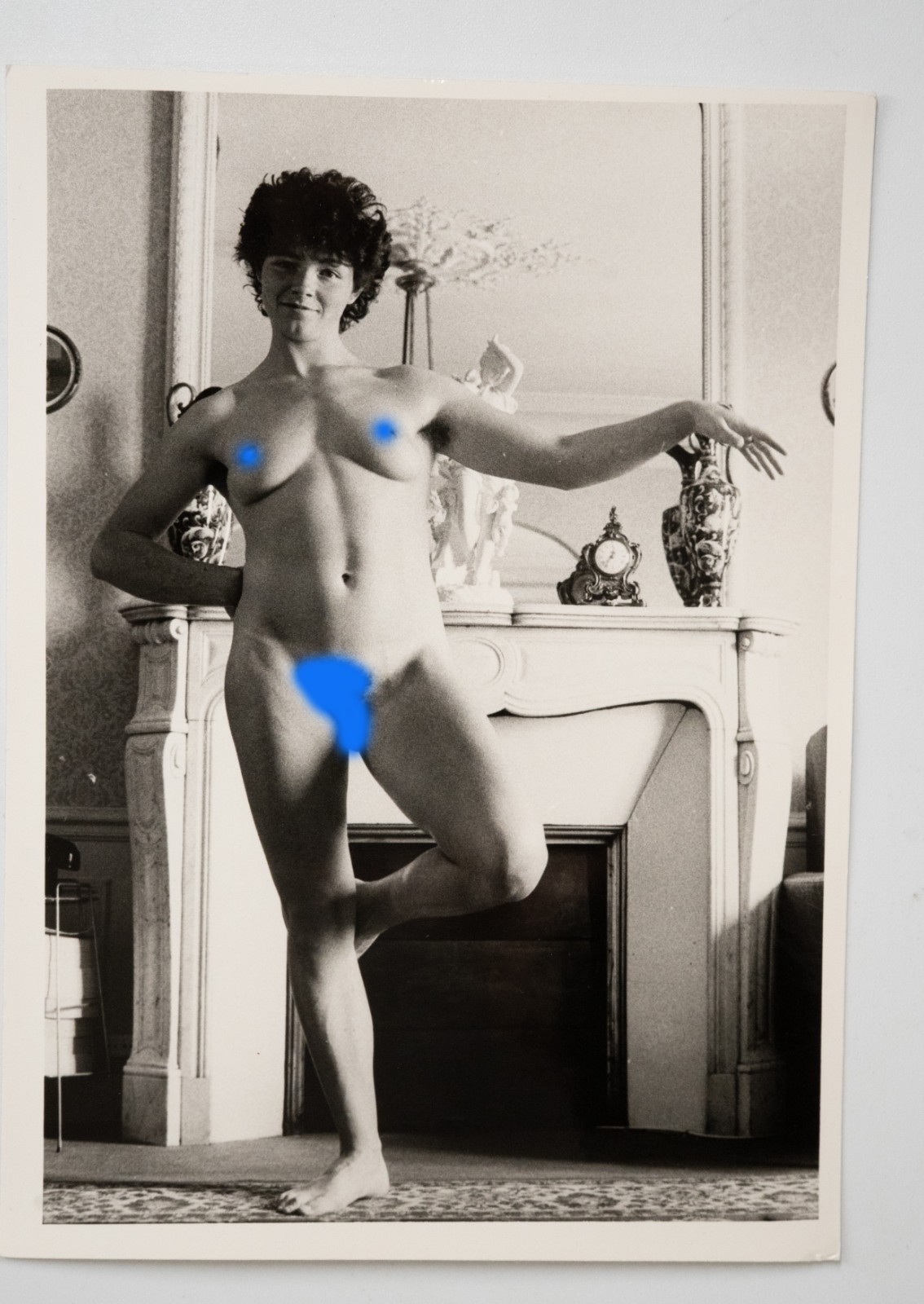 PHOTO Argentique France Nu artistique femme nue 13X18cm 1980