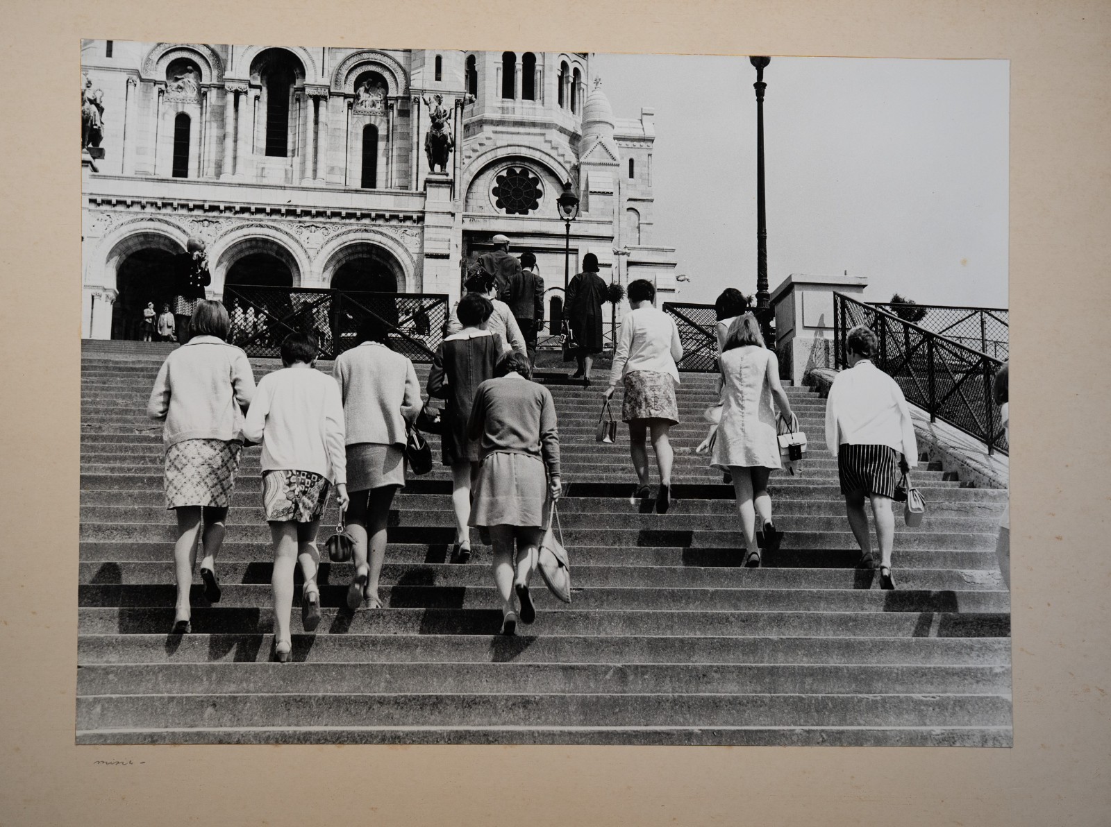 PHOTO Argentique France 27X39cm 1970 artistique, Paris sacré coeur
