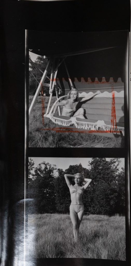 PHOTO Argentique	France	PINUP FEMME NUE NU ARTISTIQUE	6X6ccm par vue	1960