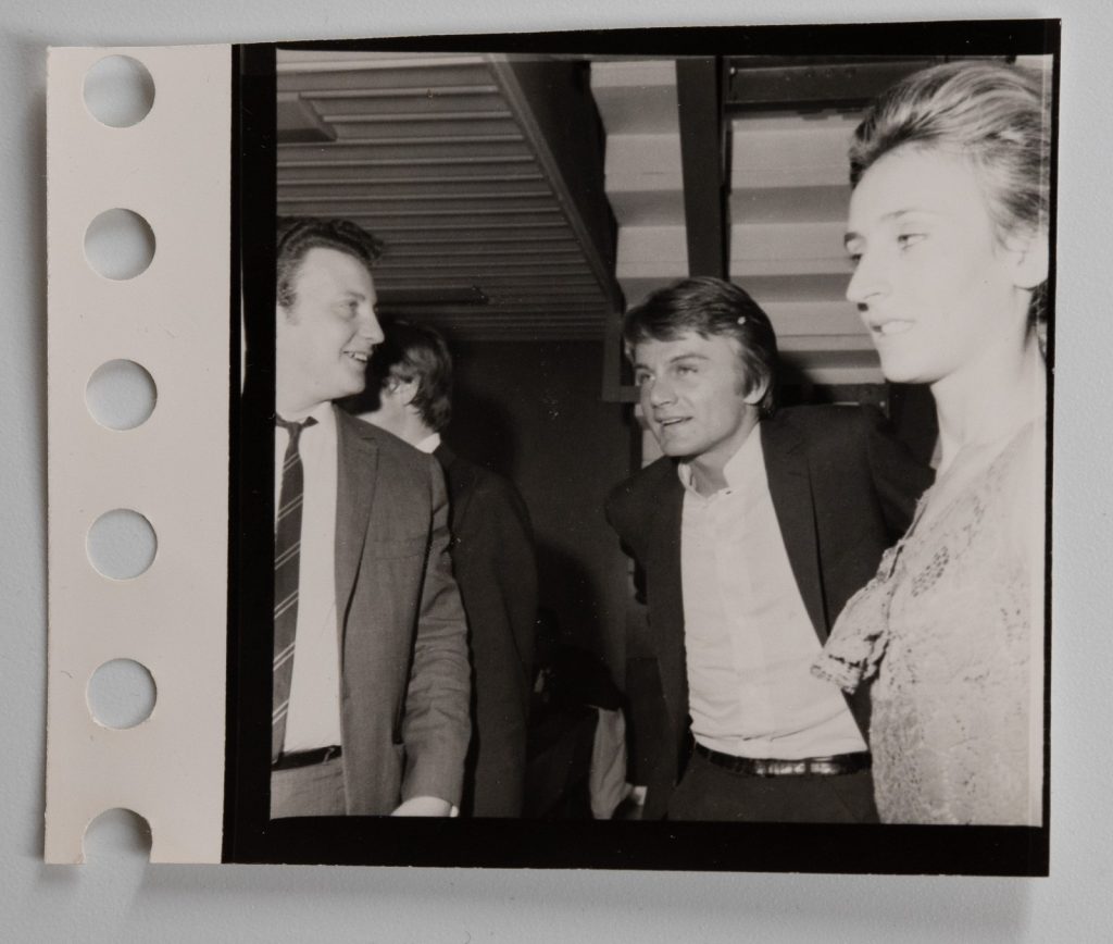 PHOTO Argentique planche contact Orly	6X6cm 1960 Claude François