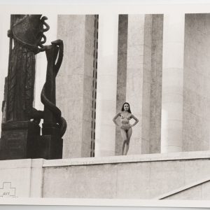 PHOTO Argentique Nu artistique femme nue Paris Palais de Tokyo	13X18cm	1980