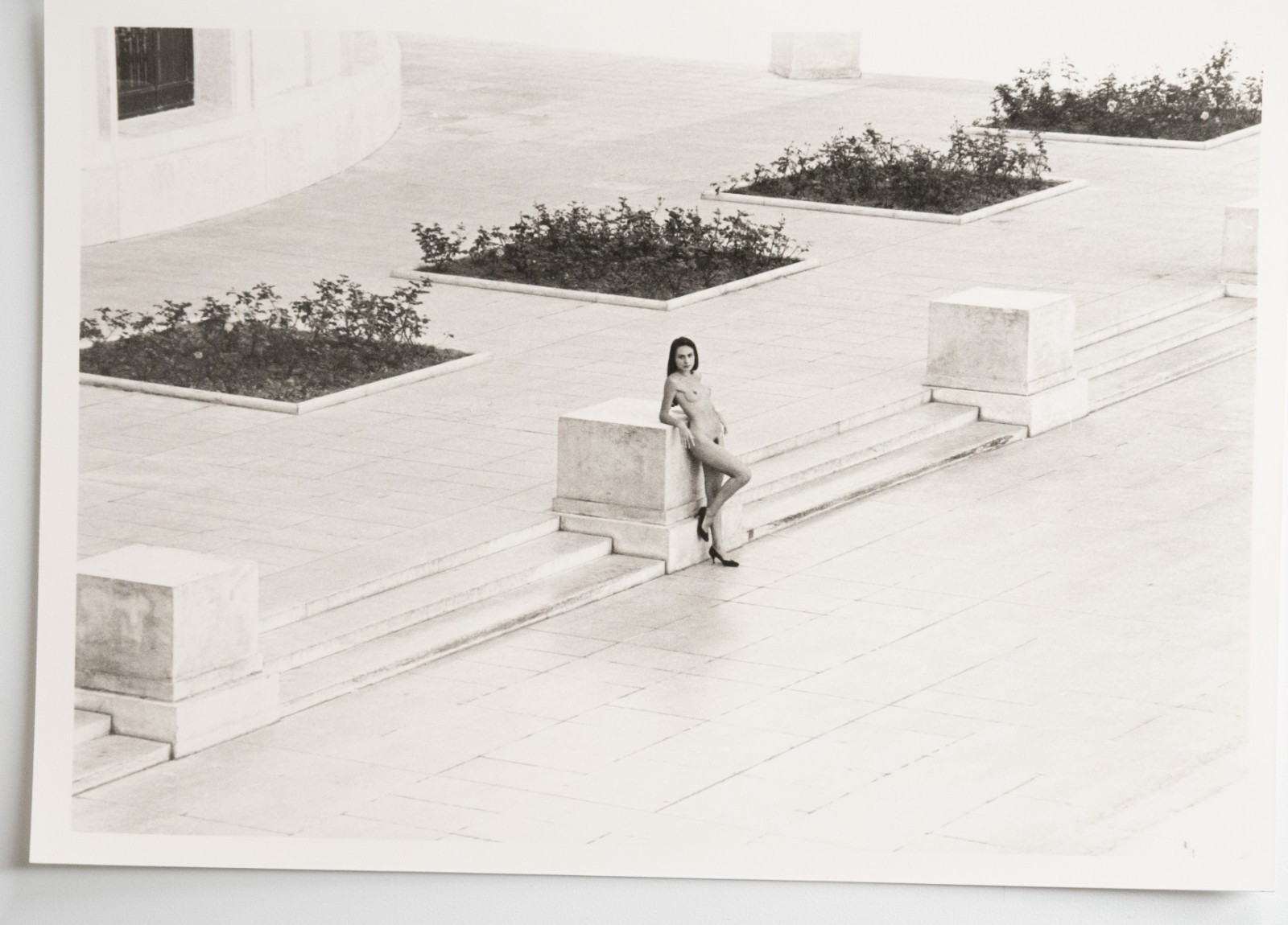 PHOTO Argentique Nu artistique femme nue Paris Palais de Tokyo 13X18cm 1980