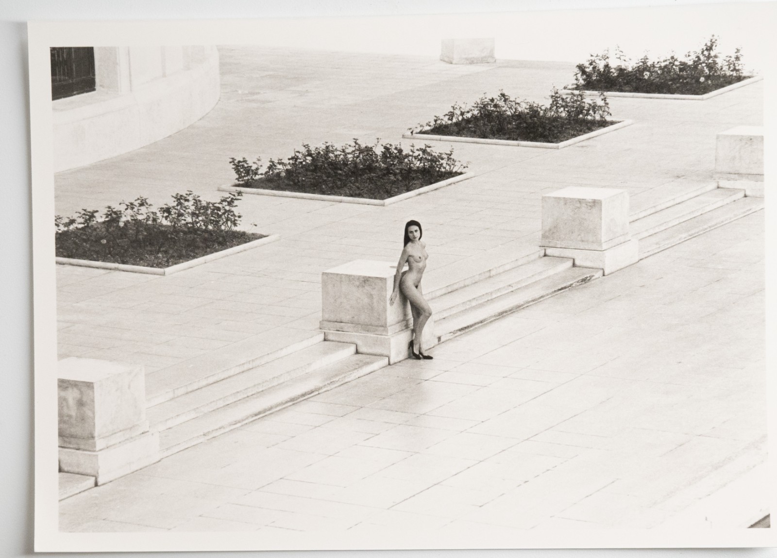 PHOTO Argentique Nu artistique femme nue Paris Palais de Tokyo 13X18cm 1980