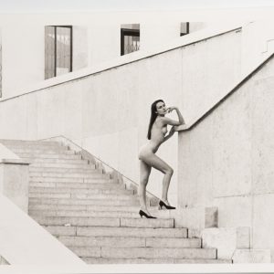 PHOTO Argentique Nu artistique femme nue Paris Palais de Tokyo	13X18cm	1980