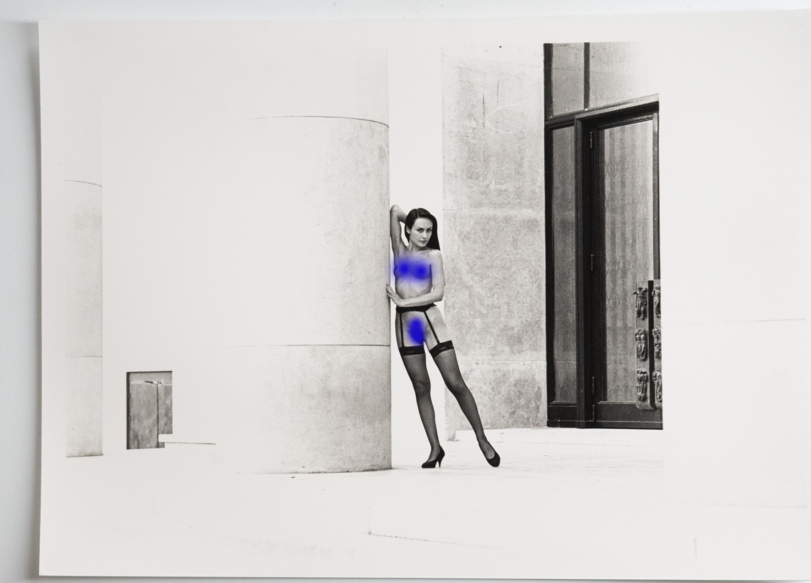 PHOTO Argentique Nu artistique femme nue Paris Palais de Tokyo 13X18cm 1980