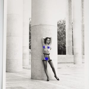 PHOTO Argentique Nu artistique femme nue Paris Palais de Tokyo	13X18cm	1980