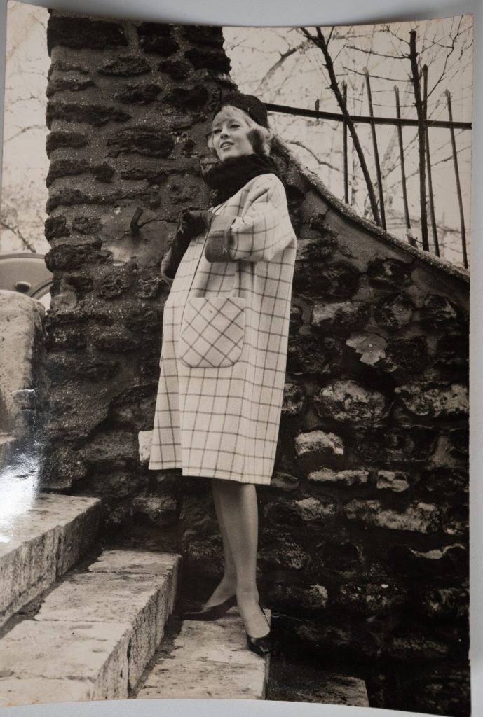 TIRAGE PHOTO Argentique France femme actrice 13X18cm MODE 1960