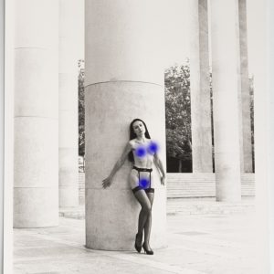 PHOTO Argentique Nu artistique femme nue Paris Palais de Tokyo	13X18cm	1980