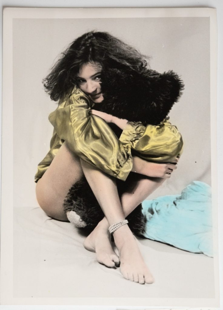 PHOTO Argentique	France	Nu artistique femme nue colorisé	13X18cm	1980