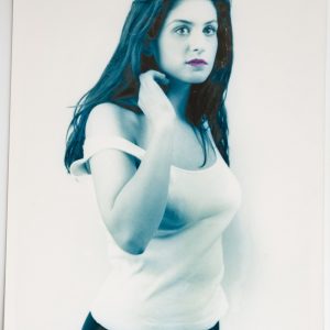 PHOTO Argentique	France	Nu artistique femme nue colorisé	13X18cm	1980