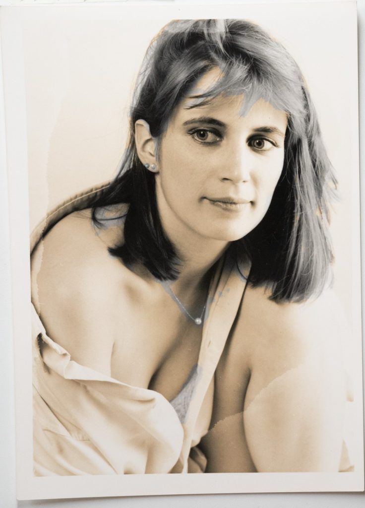 PHOTO Argentique	France	Nu artistique femme nue colorisé	13X18cm	1980