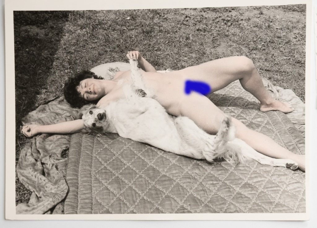 PHOTO Argentique	France	Nu artistique femme nue colorisé	13X18cm	1980