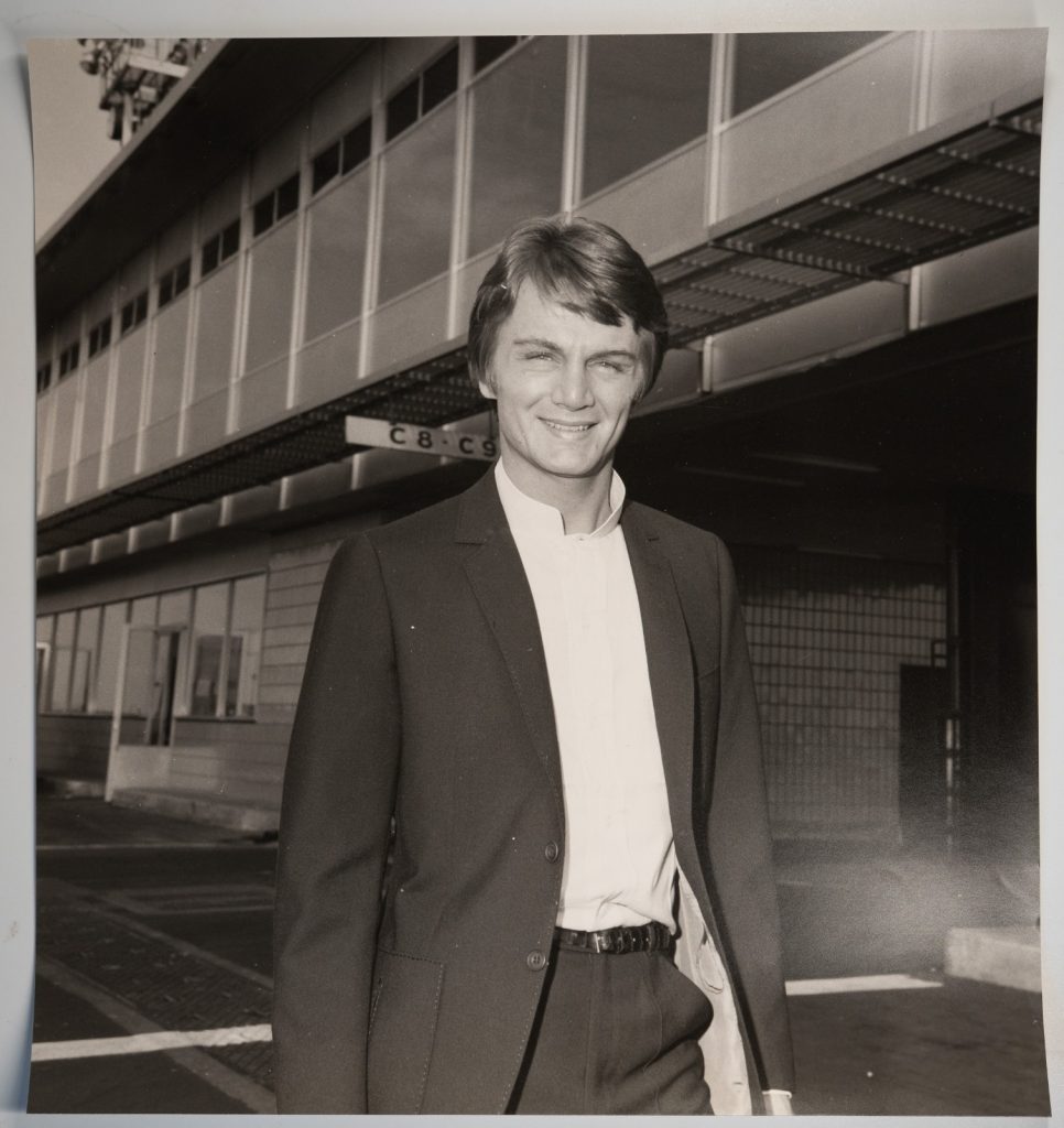 Photo Argentique aéroport d'Orly Claude François 39X42cm 1960