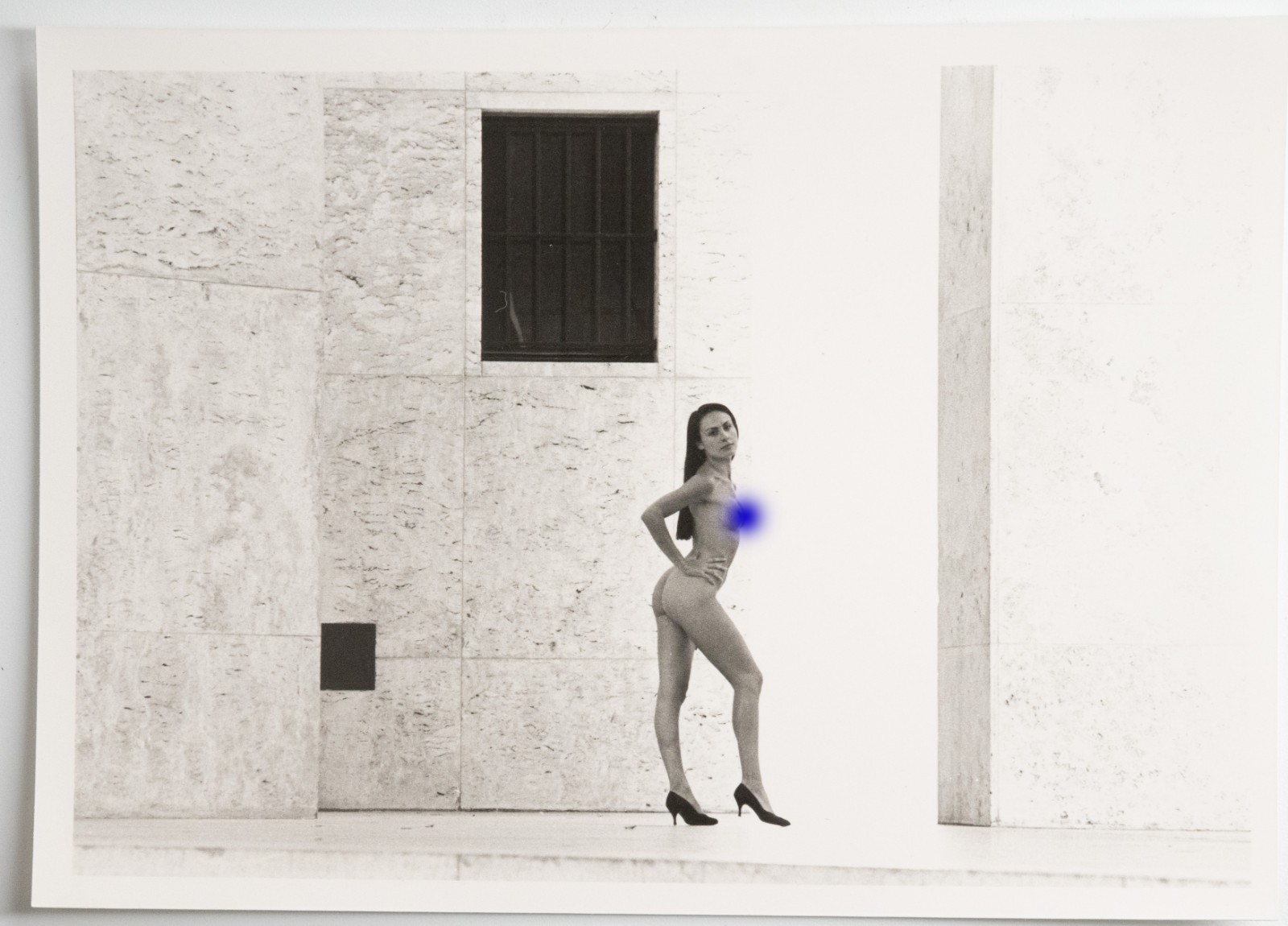 PHOTO Argentique Nu artistique femme nue Paris Palais de Tokyo 13X18cm 1980