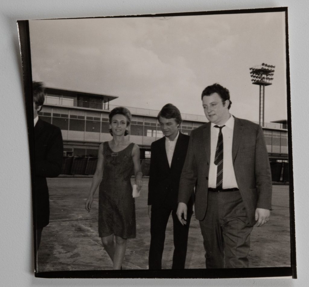 PHOTO Argentique planche contact Orly	6X6cm 1960 Claude François