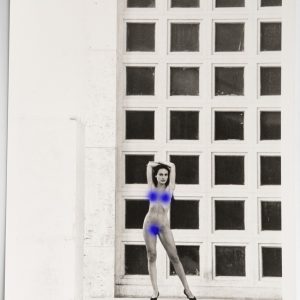 PHOTO Argentique Nu artistique femme nue Paris Palais de Tokyo 13X18cm 1980