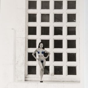 PHOTO Argentique Nu artistique femme nue Paris Palais de Tokyo 13X18cm 1980