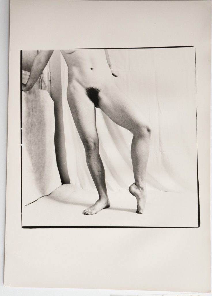 PHOTO Argentique France Nu artistique femme nue 13X18cm vue 12X12cm 1980