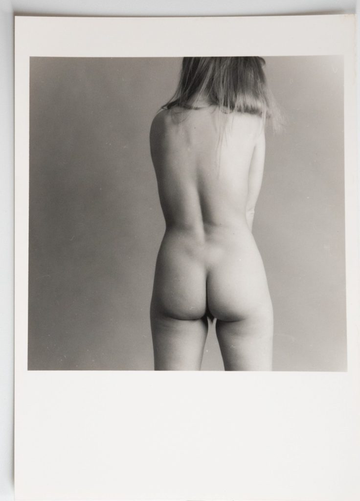 PHOTO Argentique France Nu artistique femme nue 13X18cm vue 12X12cm 1980