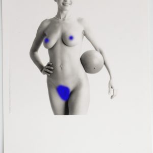 PHOTO Argentique	France	Nu artistique femme nue	13X18cm vue 12X12cm	1980