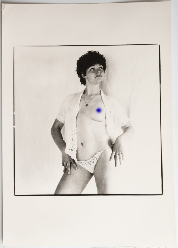 PHOTO Argentique	France	Nu artistique femme nue	13X18cm vue 12X12cm	1980