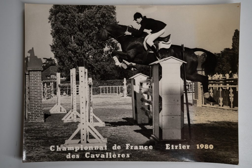 PHOTO Argentique France Equitation cheval saut d'obstacles 17X23 1970