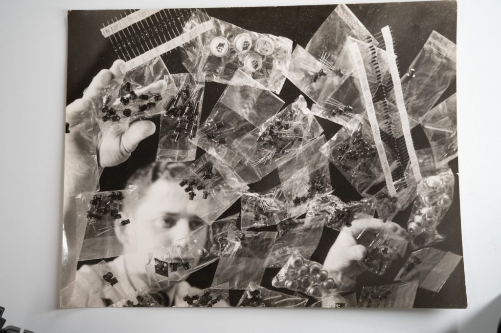 PHOTO Argentique France Elément électronique 21X27cm 1960